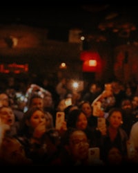 a crowd of people at a concert
